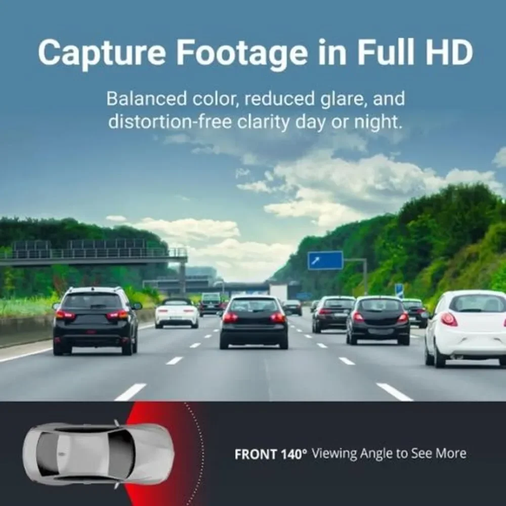 Thinkware Dash Cam F70 PRO-1080p FHD,Wi‐Fi,Smart Parking  with Super Night Visio